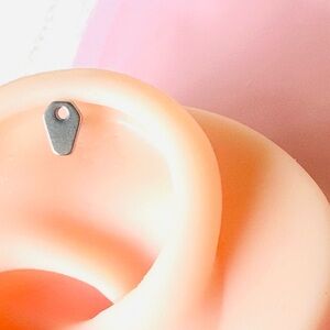 Barbell Body Jewelry Coffin Flat Back New